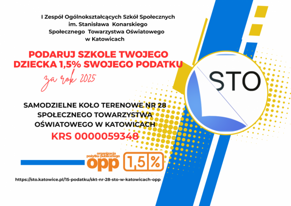 PRZEKAŻ NAM 1,5% swojego podatku